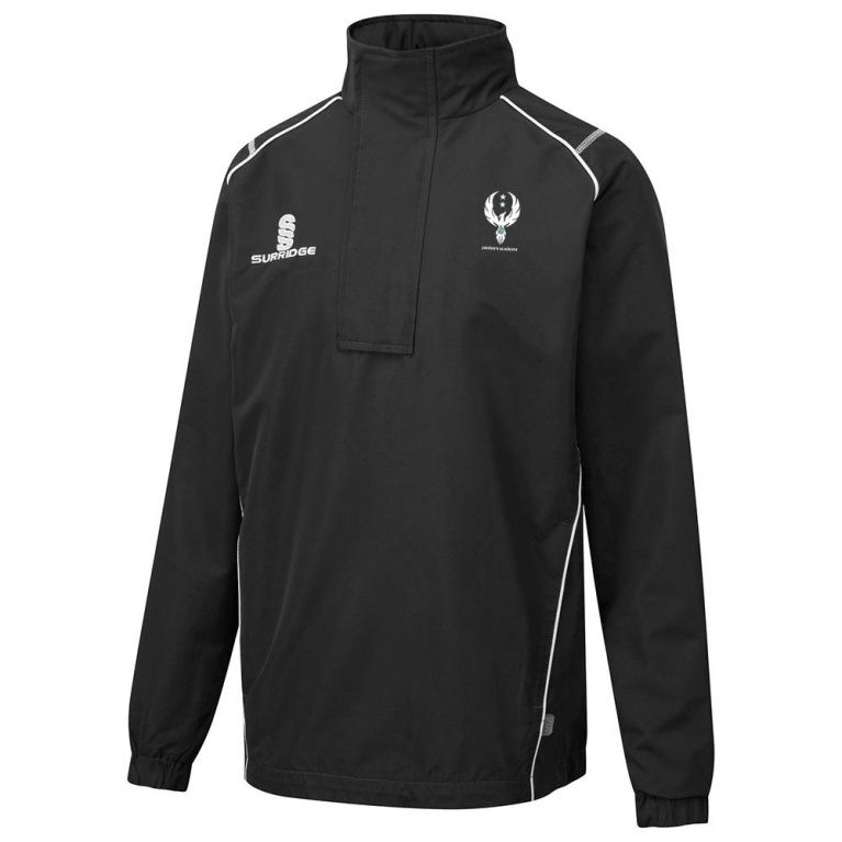 FRYDAYS ACADEMY 1/4 ZIP RAIN JACKET
